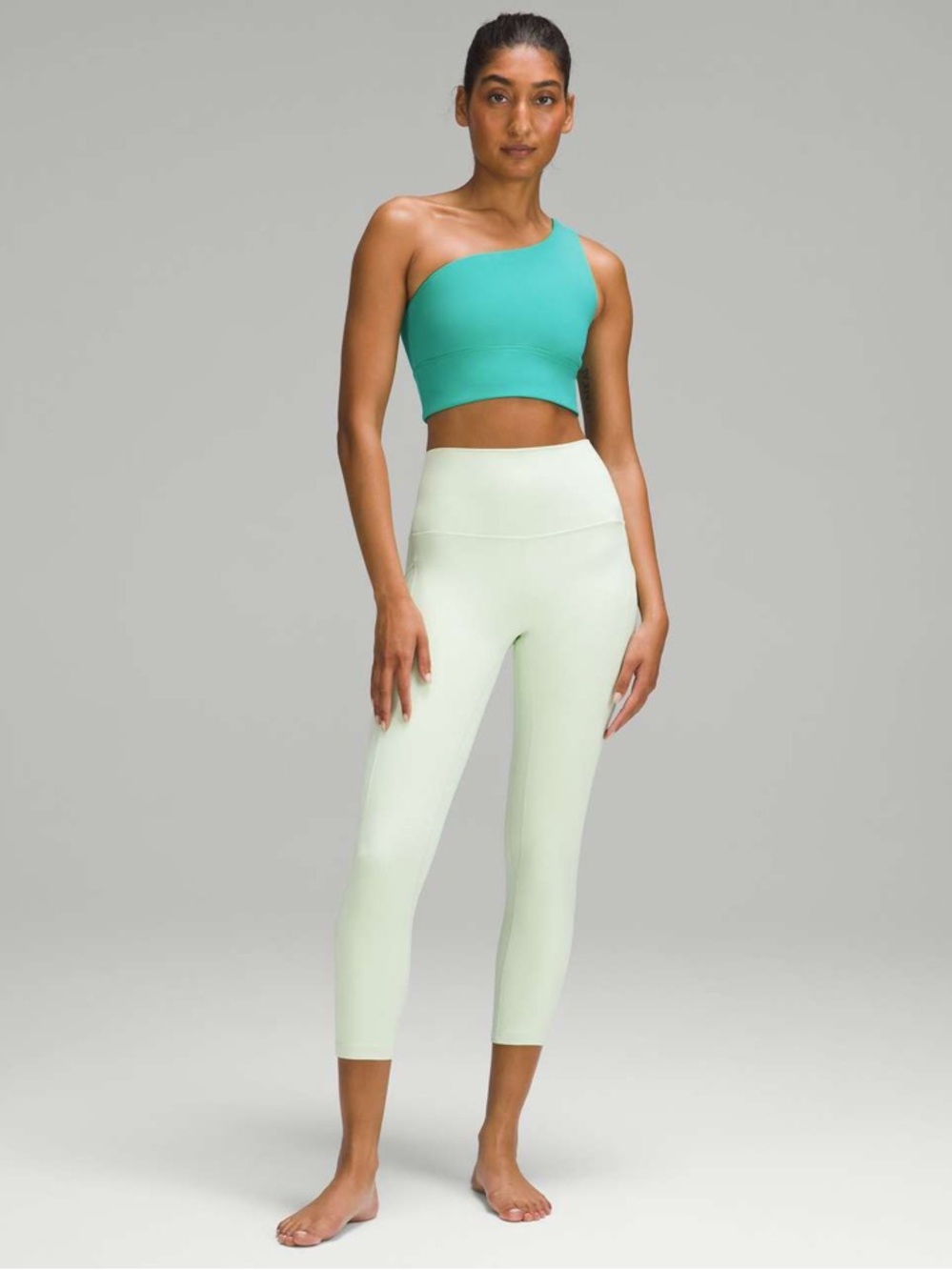 Lululemon Align Asymmetrical Bra *Light
Support, A/B Cup - Kelly Green